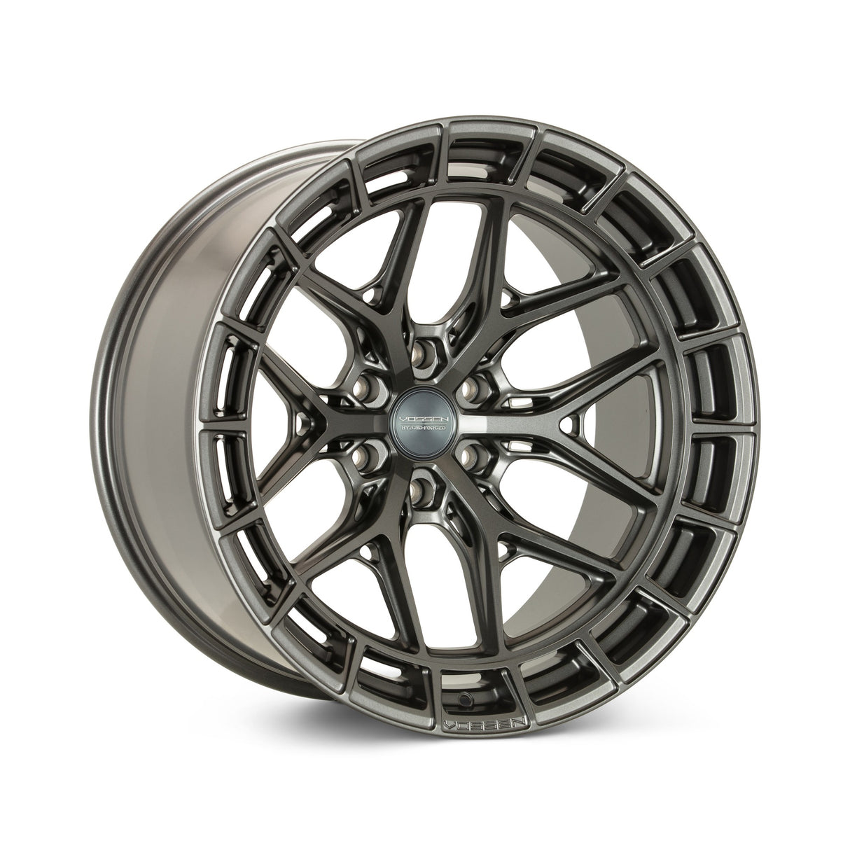 22" Vossen HFX1 Matte Gunmetal 22x12 Concave Wheels Rims Fits RAM 1500 TRX