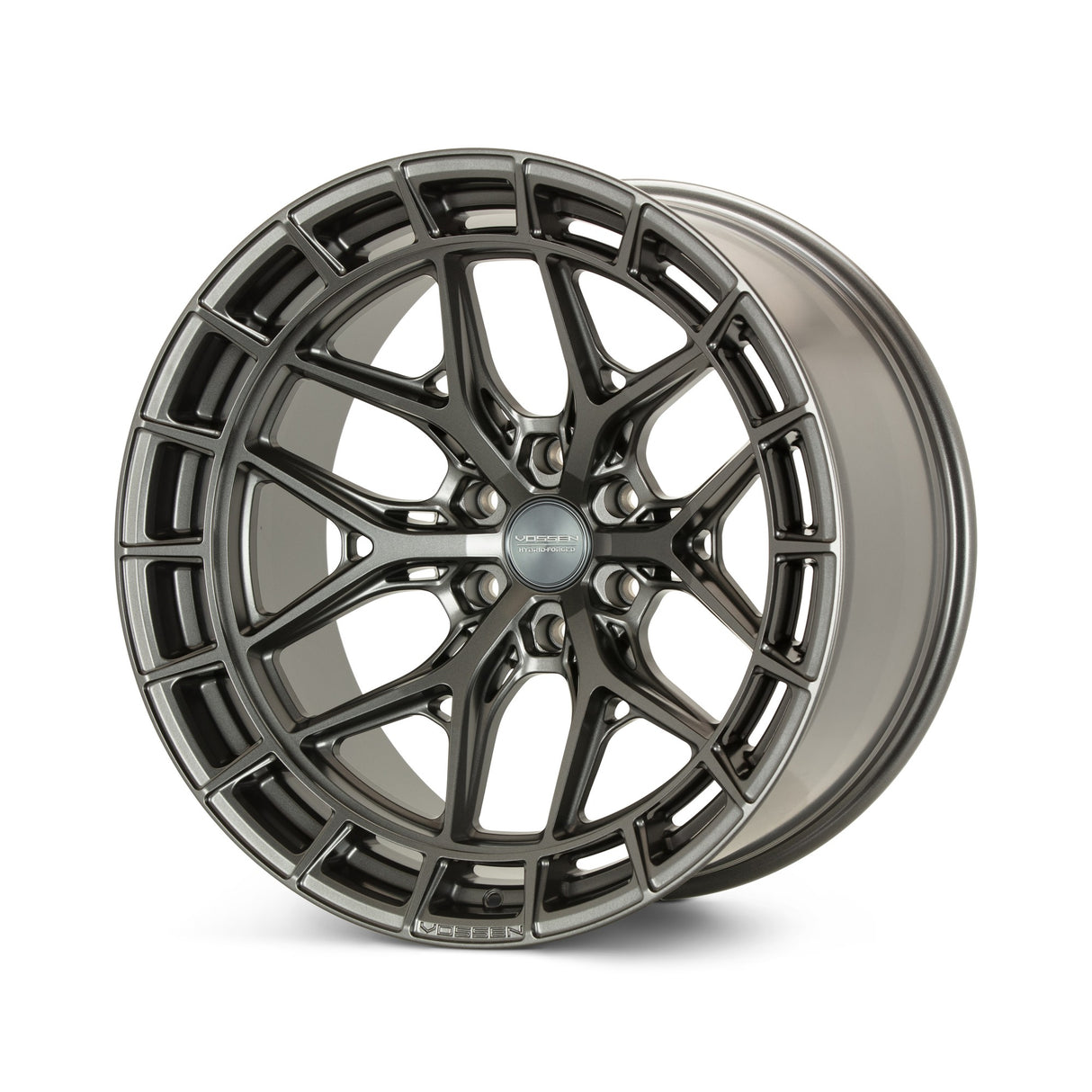 22" Vossen HFX1 Matte Gunmetal 22x12 Concave Wheels Rims Fits Ford Bronco Raptor