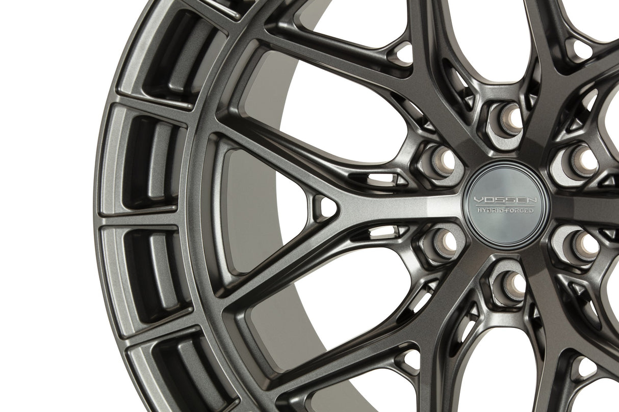 22" Vossen HFX1 Matte Gunmetal 22x12 Concave Wheels Rims Fits RAM 1500 TRX