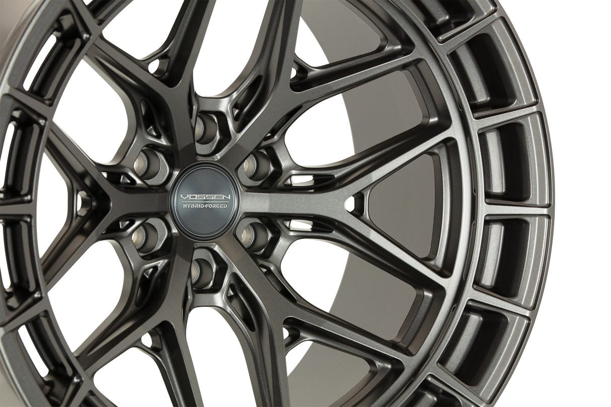 22" Vossen HFX1 Matte Gunmetal 22x12 Concave Wheels Rims Fits Ford Bronco Raptor