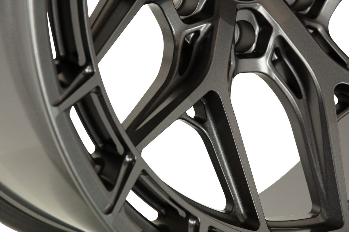 22" Vossen HFX1 Matte Gunmetal 22x12 Concave Wheels Fits Ford F150 2021 and Up