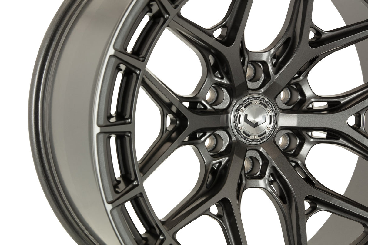 22" Vossen HFX1 Matte Gunmetal 22x12 Concave Wheels Fits Ford F150 2015-2020