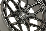 22" Vossen HFX1 Matte Gunmetal 22x12 Concave Wheels Rims Fits Ford Bronco Raptor