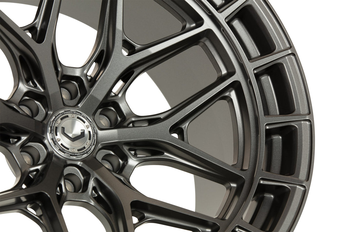 22" Vossen HFX1 Matte Gunmetal 22x12 Concave Wheels Rims Fits RAM 1500 TRX