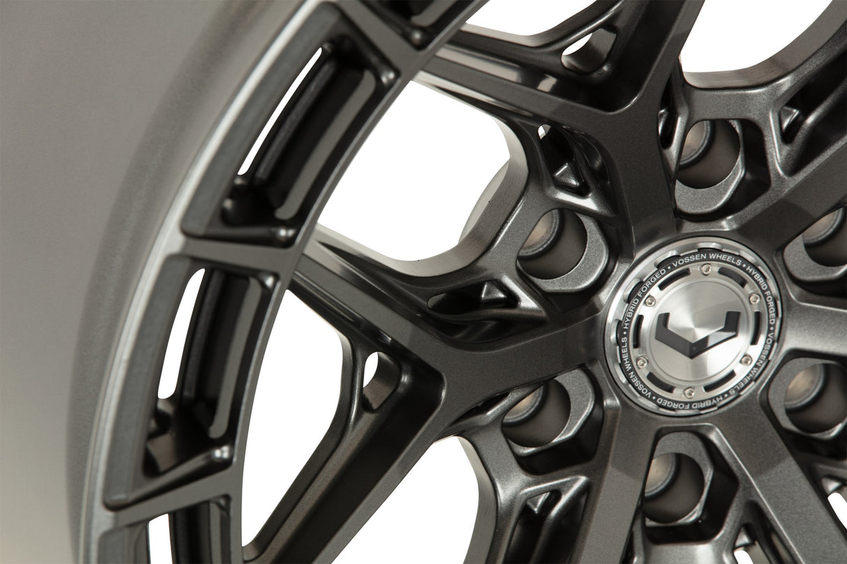22" Vossen HFX1 Matte Gunmetal 22x12 Concave Wheels Fits Ford F150 2015-2020