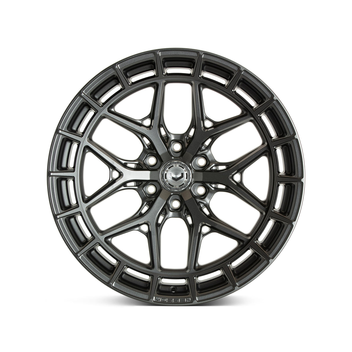 20" Vossen HFX1 Matte Gunmetal 20x9.5 Concave Wheels Fits Toyota 4Runner 6th Gen