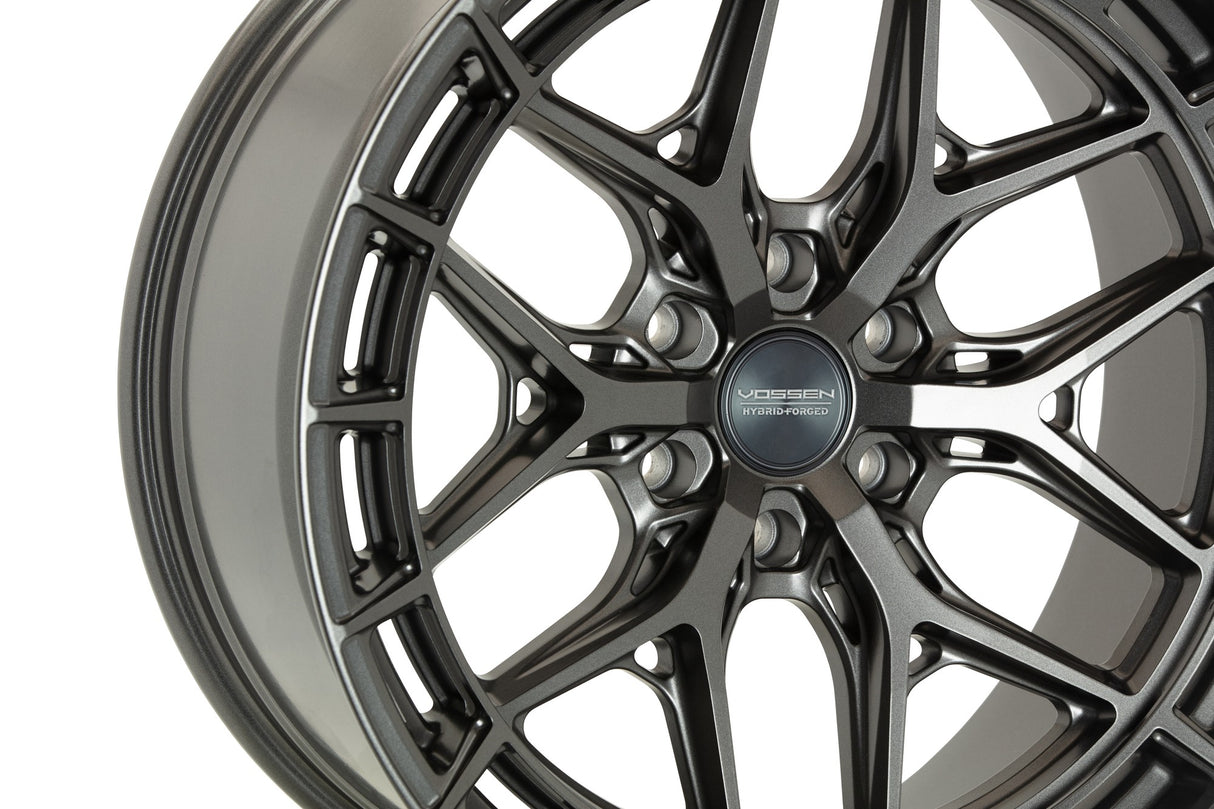 17" Vossen HFX1 Matte Gunmetal 17x8.5 Concave Wheels Rims Fits Ineos Grenadier