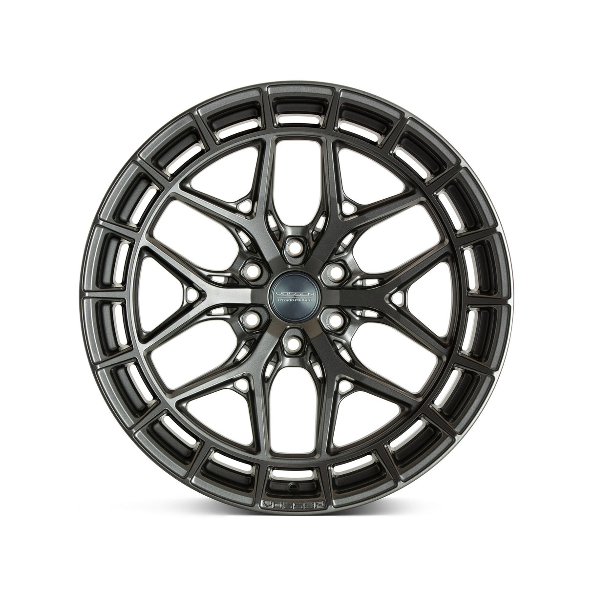 20" Vossen HFX1 Matte Gunmetal 20x10 Concave Wheels Rims Fits Ford Ranger Raptor