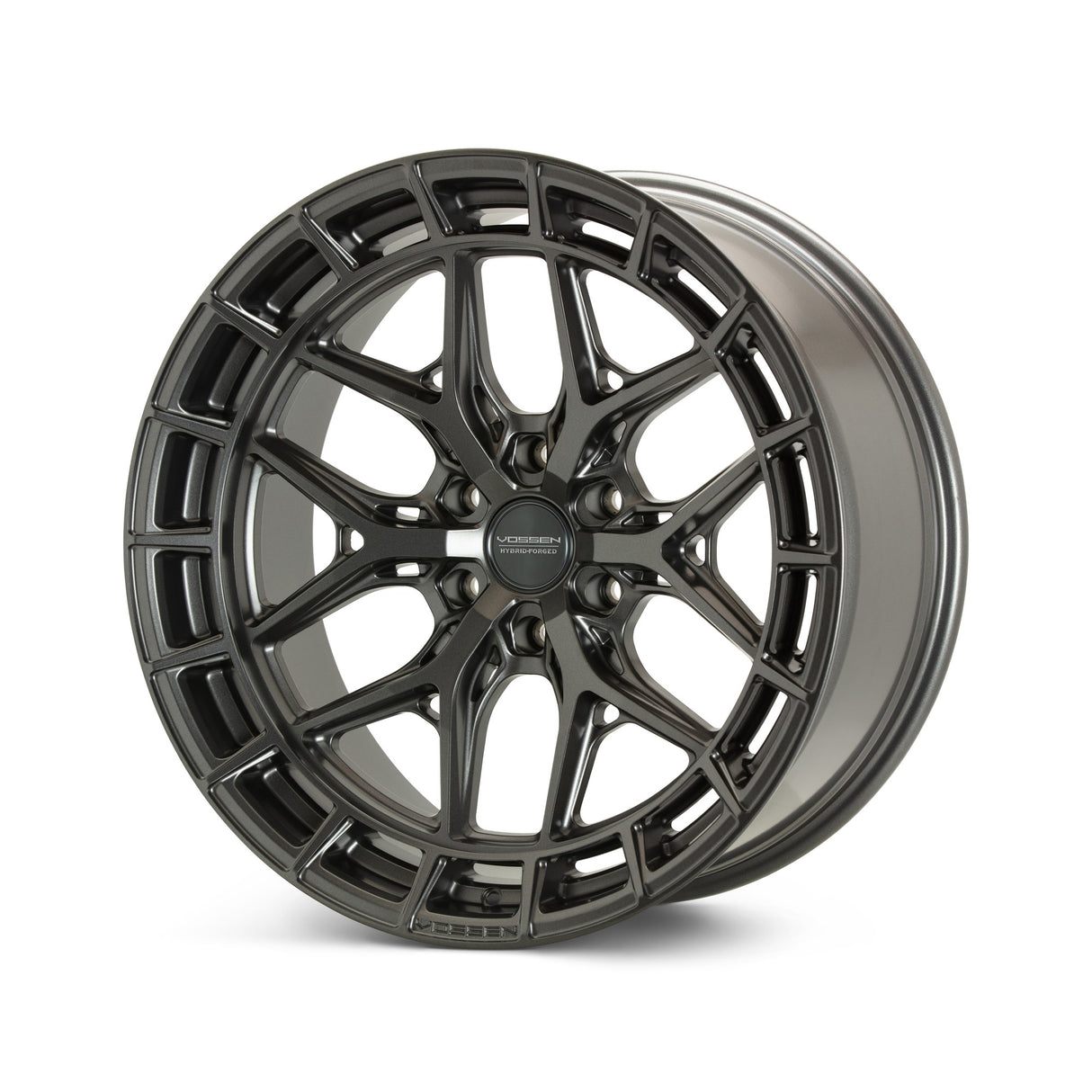 18" Vossen HFX1 Matte Gunmetal 18x9 Concave Wheels Rims Fits Ford Bronco Raptor