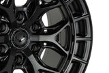 17" Vossen HFX1 Satin Black 17x9 Concave Wheels Rims Fits Lexus GX470