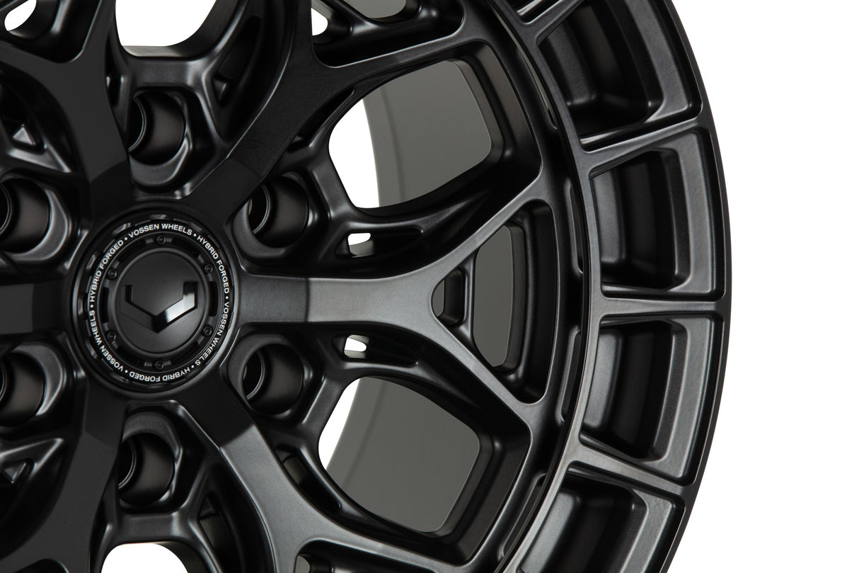 17" Vossen HFX1 Satin Black 17x8.5 Concave Wheels Rims Fits Ineos Grenadier