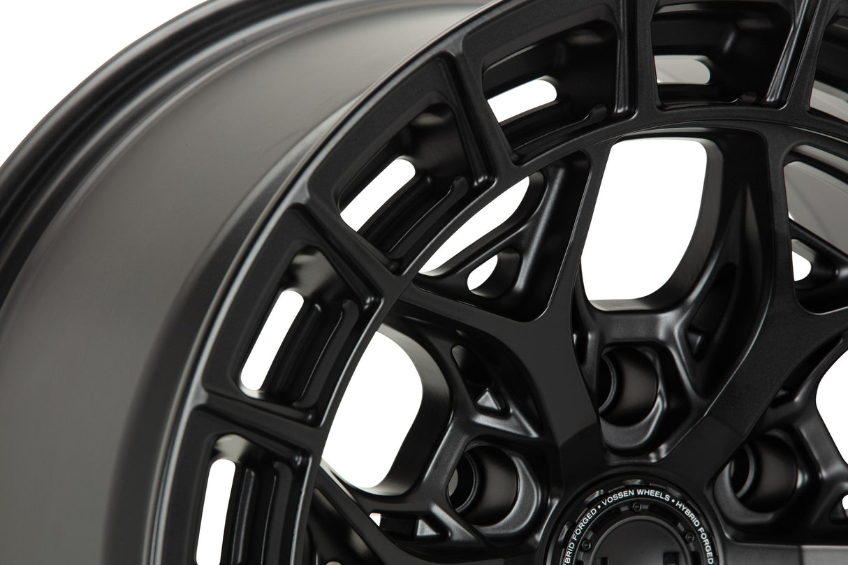 17" Vossen HFX1 Satin Black 17x8.5 Concave Wheels Rims Fits Ineos Grenadier