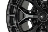 17" Vossen HFX1 Satin Black 17x9 Concave Wheels Rims Fits Lexus GX550