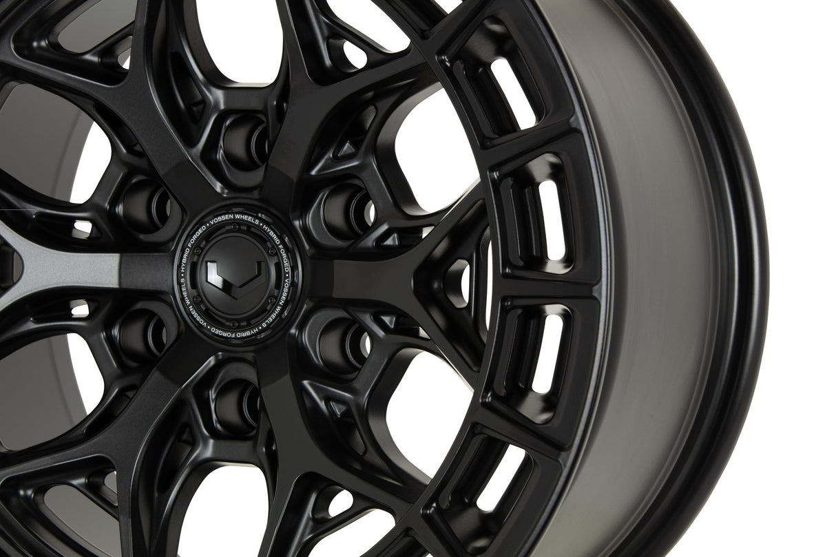 18" Vossen HFX1 Satin Black 18x8.5 Concave Wheels Rims Fits Ineos Grenadier