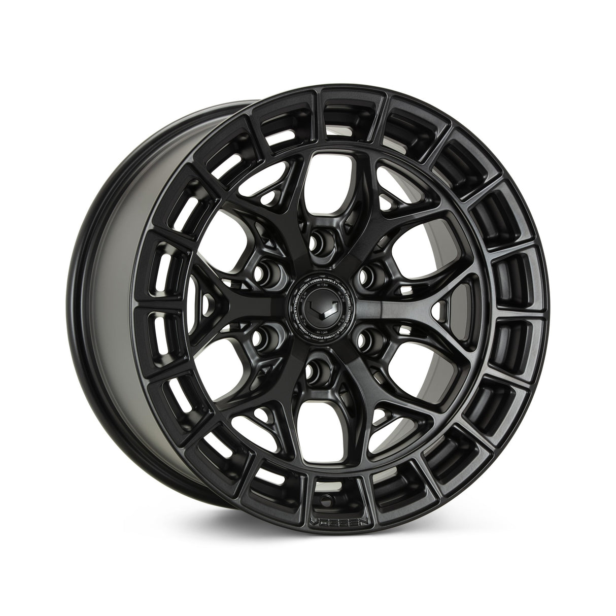 18" Vossen HFX1 Satin Black 18x8.5 Concave Wheels Rims Fits Ineos Grenadier