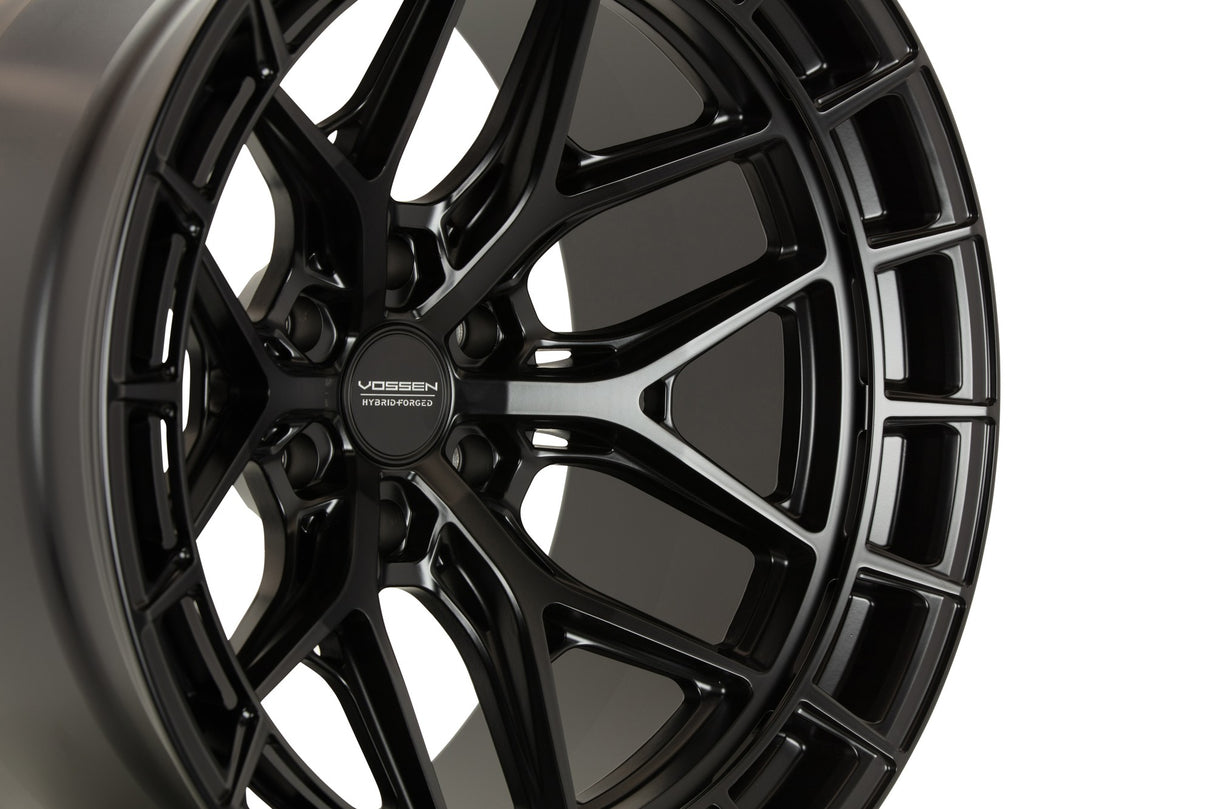 22" Vossen HFX1 Satin Black 22x12 Concave Wheels Rims Fits Ford F150 2021 and Up
