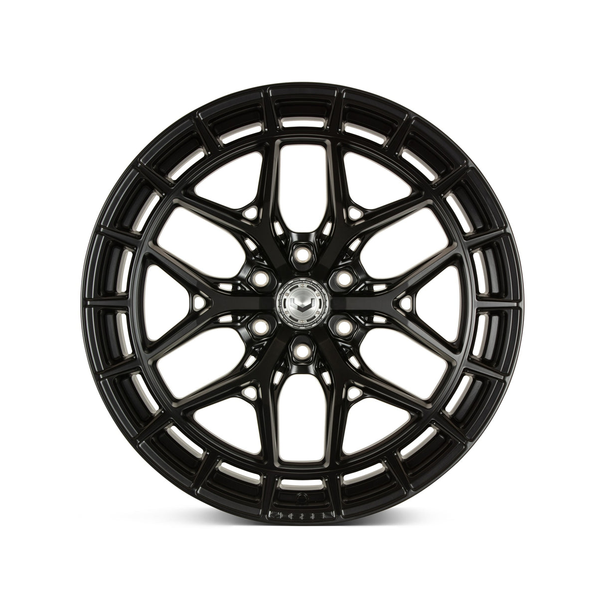 22" Vossen HFX1 Satin Black 22x12 Concave Wheels Rims Fits Ford F150 2015-2020