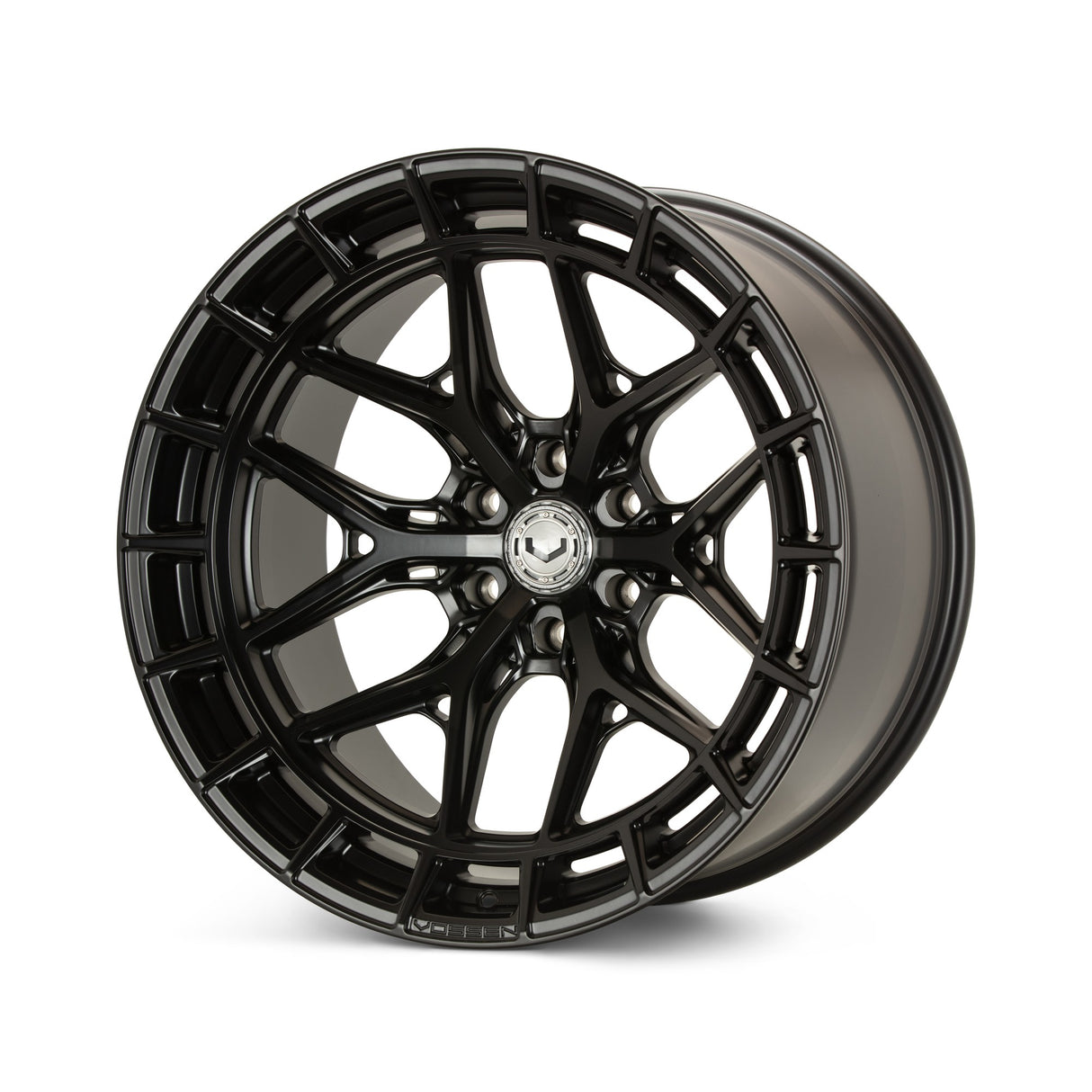 22" Vossen HFX1 Satin Black 22x12 Concave Wheels Rims Fits Ford F150 2015-2020