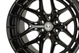 22" Vossen HFX1 Satin Black 22x12 Concave Wheels Rims Fits Ford F150 2021 and Up