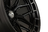 22" Vossen HFX1 Satin Black 22x12 Concave Wheels Rims Fits Ford Bronco Raptor
