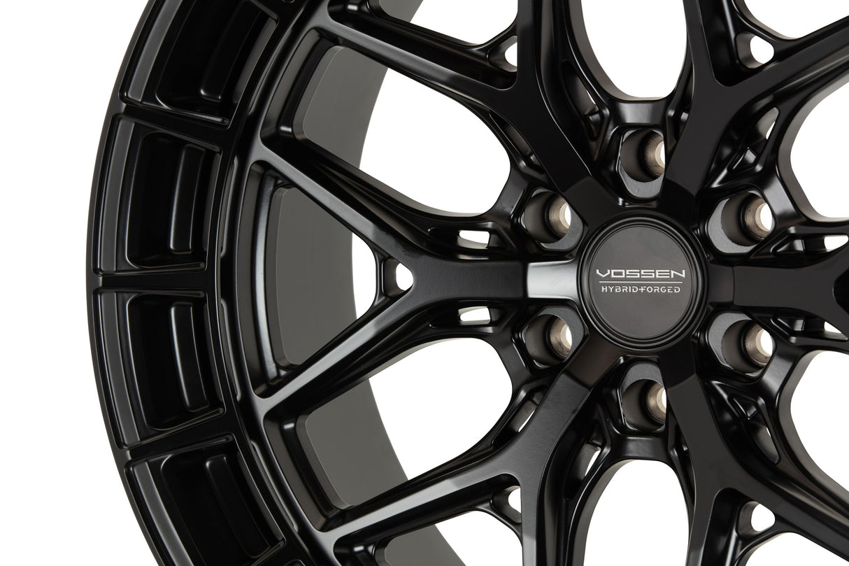 20" Vossen HFX1 Satin Black 20x9.5 Concave Wheels Rims Fits Chevrolet Suburban