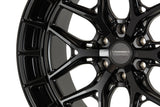20" Vossen HFX1 Satin Black 20x9 Concave Wheels Rims Fits RAM 1500