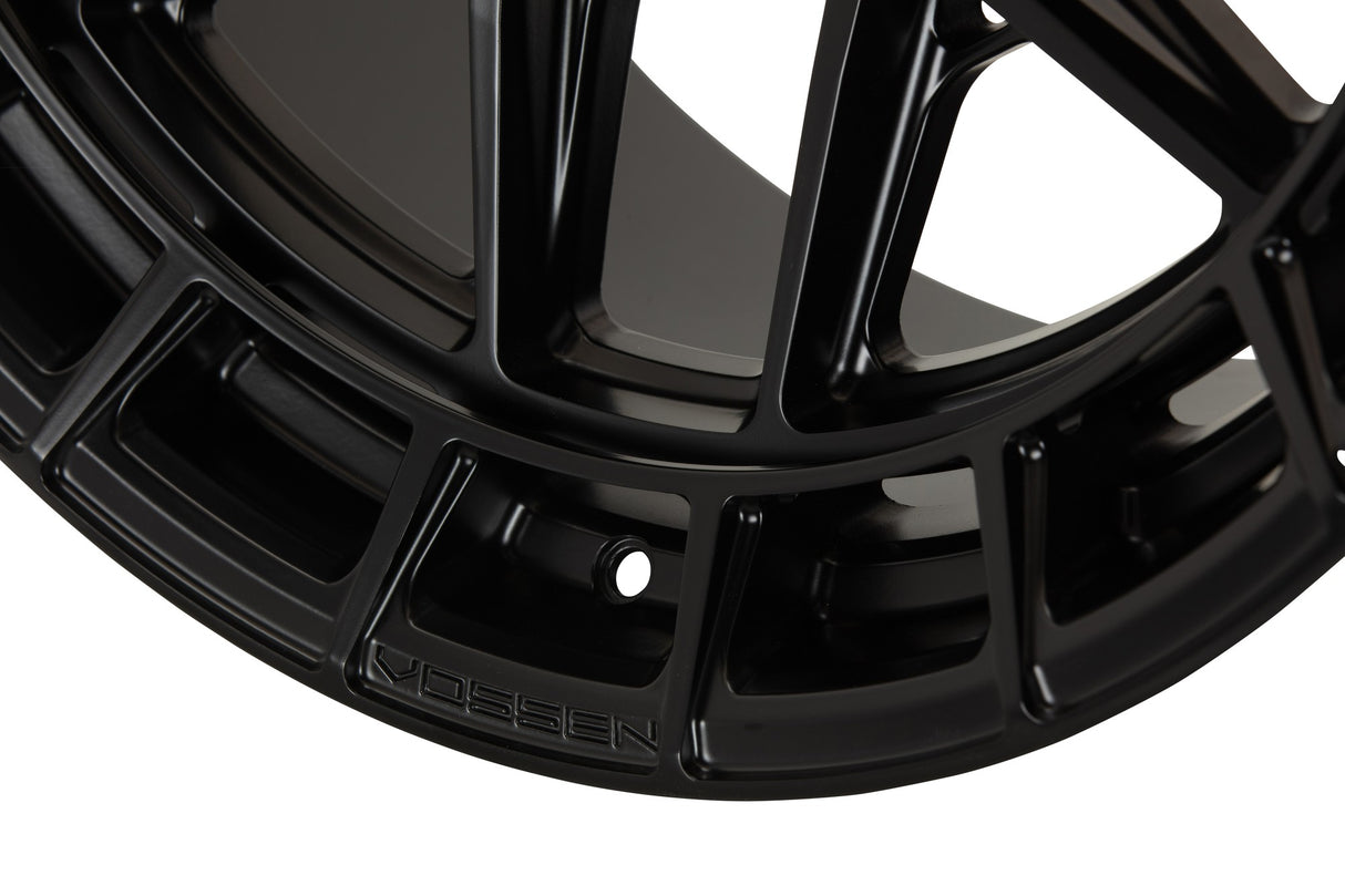 24" Vossen HFX1 Satin Black 24x10 Concave Wheels Rims Fits Lincoln Navigator