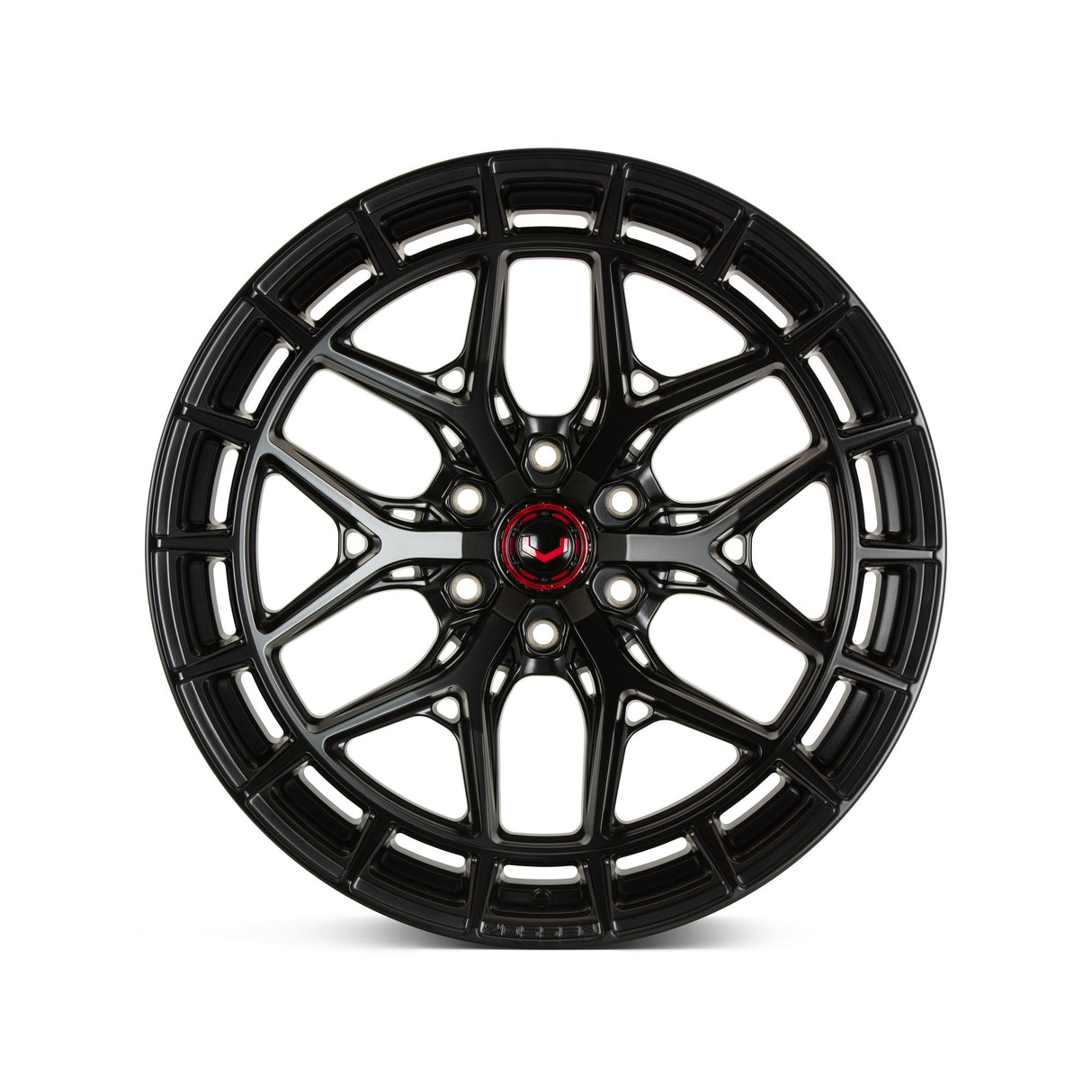 22" Vossen HFX1 Satin Black 22x9.5 Concave Wheels Rims Fits Lexus GX470