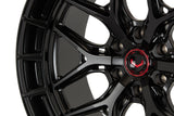 20" Vossen HFX1 Satin Black 20x10 Concave Wheels Rims Fits RAM 1500 TRX