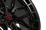 22" Vossen HFX1 Satin Black 22x9.5 Concave Wheels Rims Fits RAM 1500