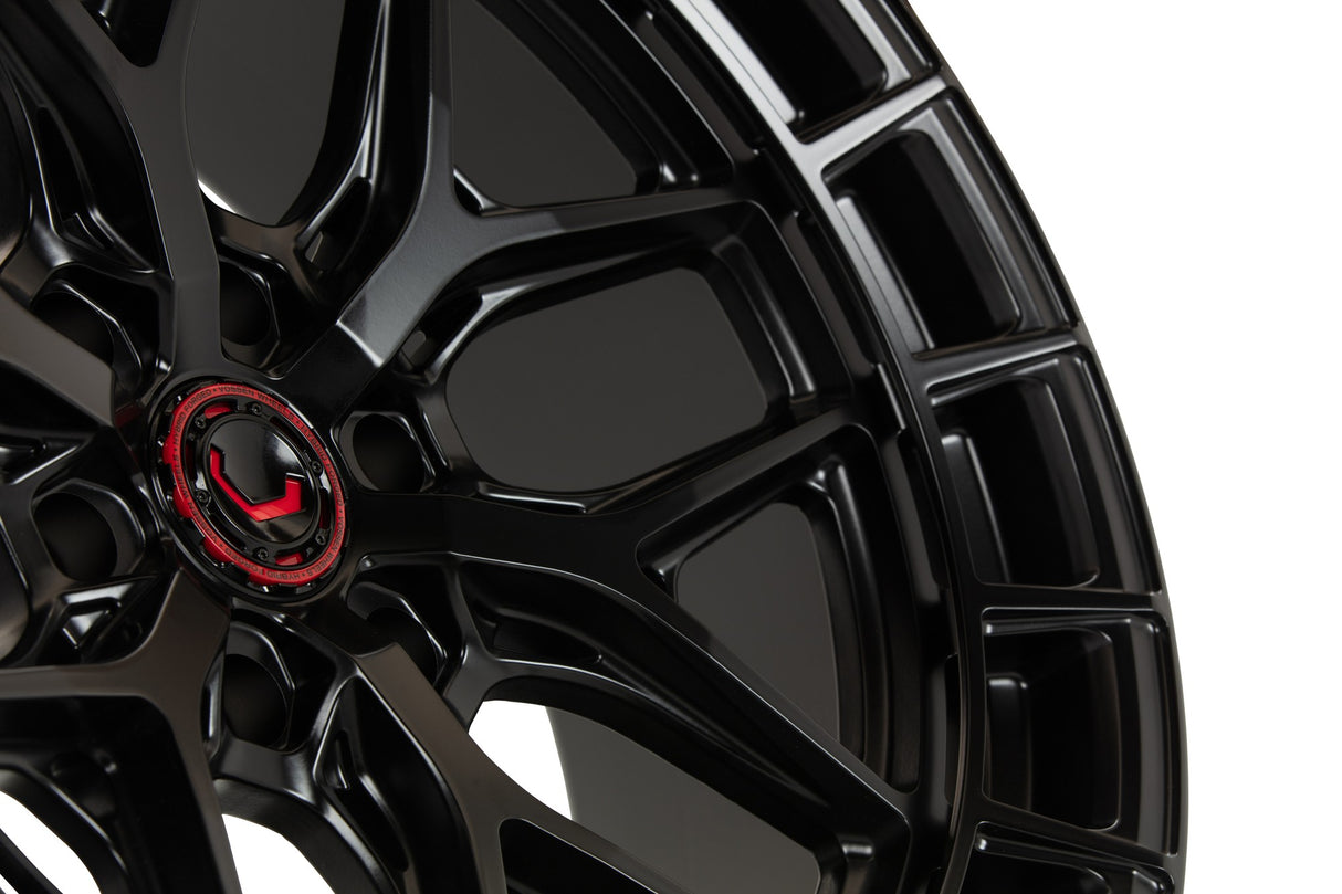 20" Vossen HFX1 Satin Black 20x9.5 Concave Wheels Rims Fits Lexus GX550