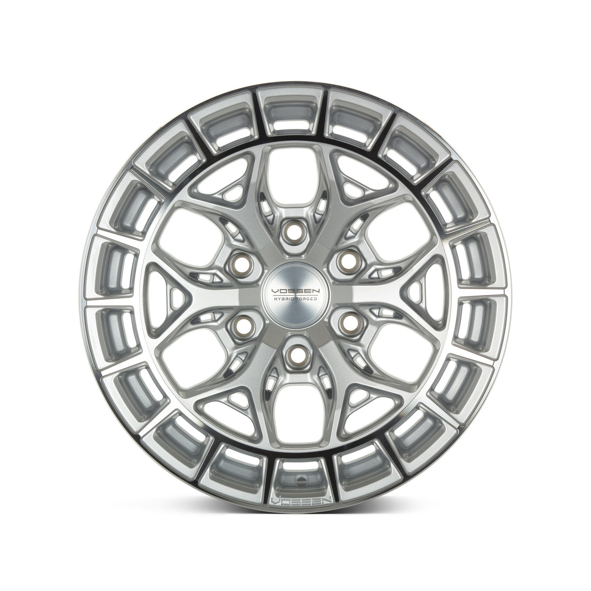 17" Vossen HFX1 Silver Polished 17x9 Concave Wheels Fits Ford F150 2015-2020