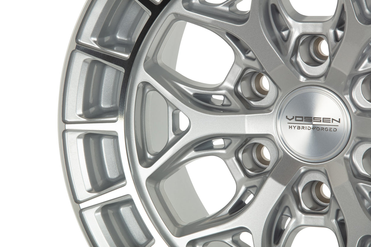17" Vossen HFX1 Silver Polished 17x9 Concave Wheels Rims Fits Ford Bronco Raptor