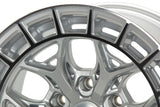17" Vossen HFX1 Silver Polished 17x9 Concave Wheels Rims Fits Ford Bronco Raptor