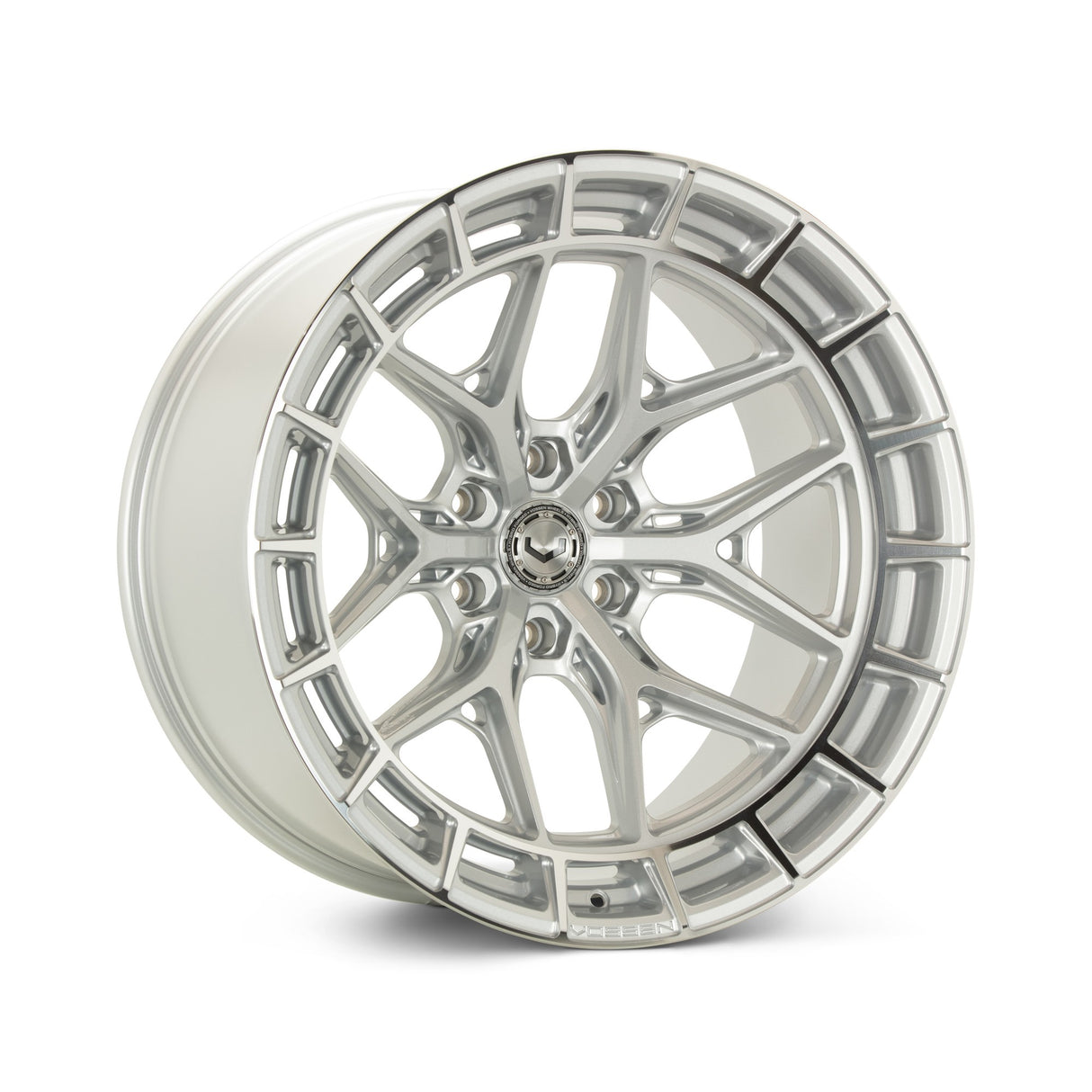 22" Vossen HFX1 Silver Polished 22x12 Concave Wheels Fits Ford F150 2021 and Up
