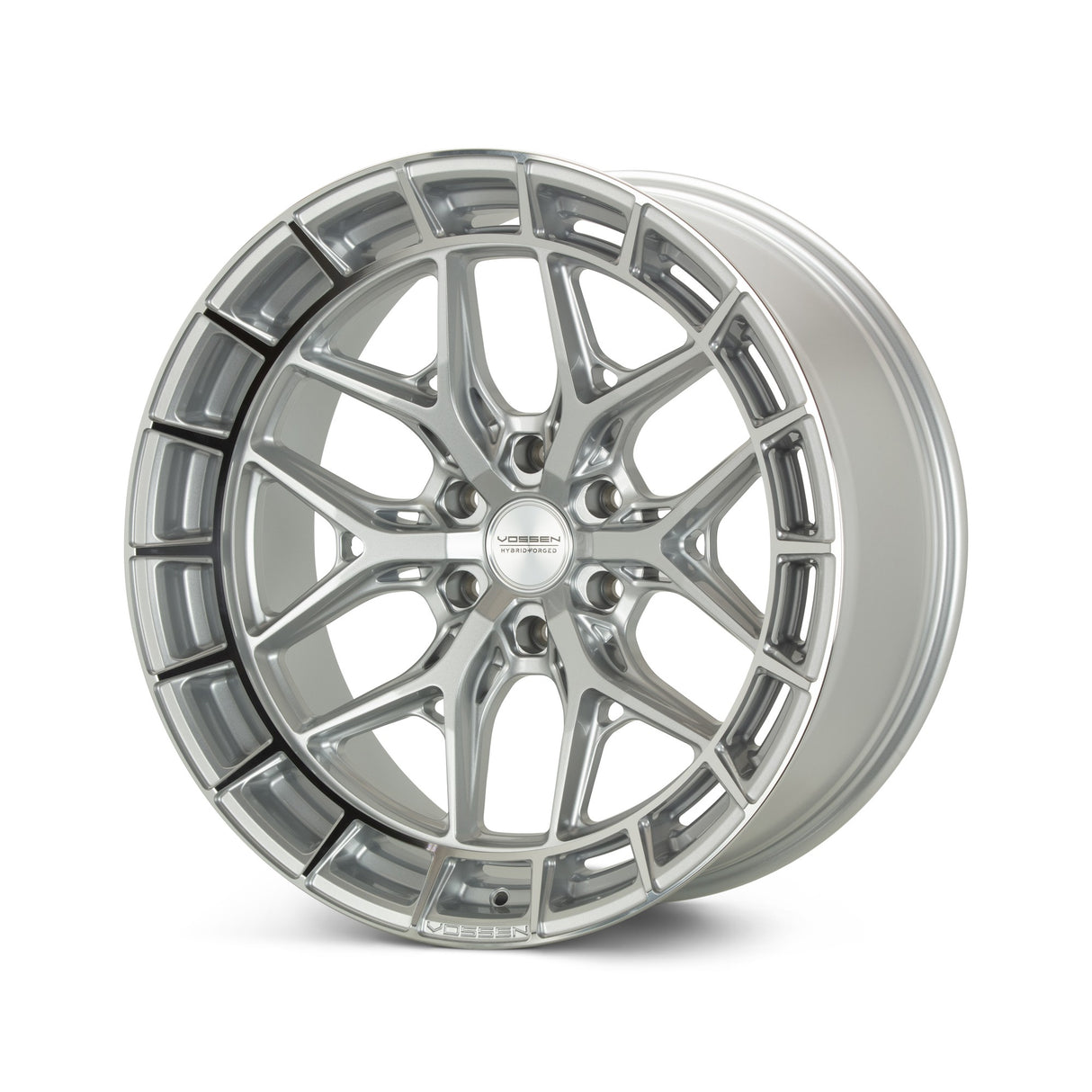 22" Vossen HFX1 Silver Polished 22x9.5 Concave Wheels Fits Ford F150 2021 and Up