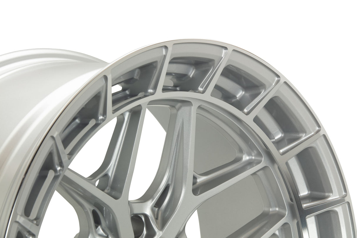 22" Vossen HFX1 Silver Polished 22x9.5 Concave Wheels Rims Fits Lexus GX460
