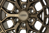 17" Vossen HFX1 Terra Bronze 17x9 Concave Wheels Rims Fits Ford F150 2015-2020