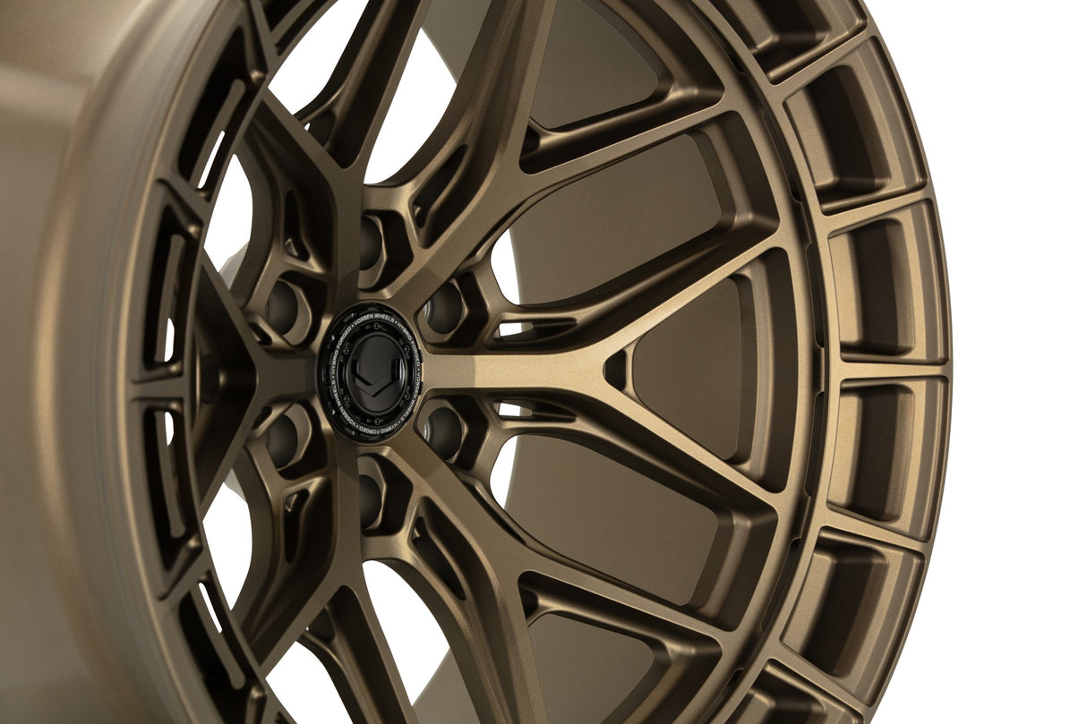 22" Vossen HFX1 Terra Bronze 22x12 Concave Wheels Rims Fits Ford F150 2015-2020