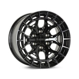 17" Vossen HFX1 Tinted Gloss Black 17x9 Wheels Fits Ford F150 2021 and Up