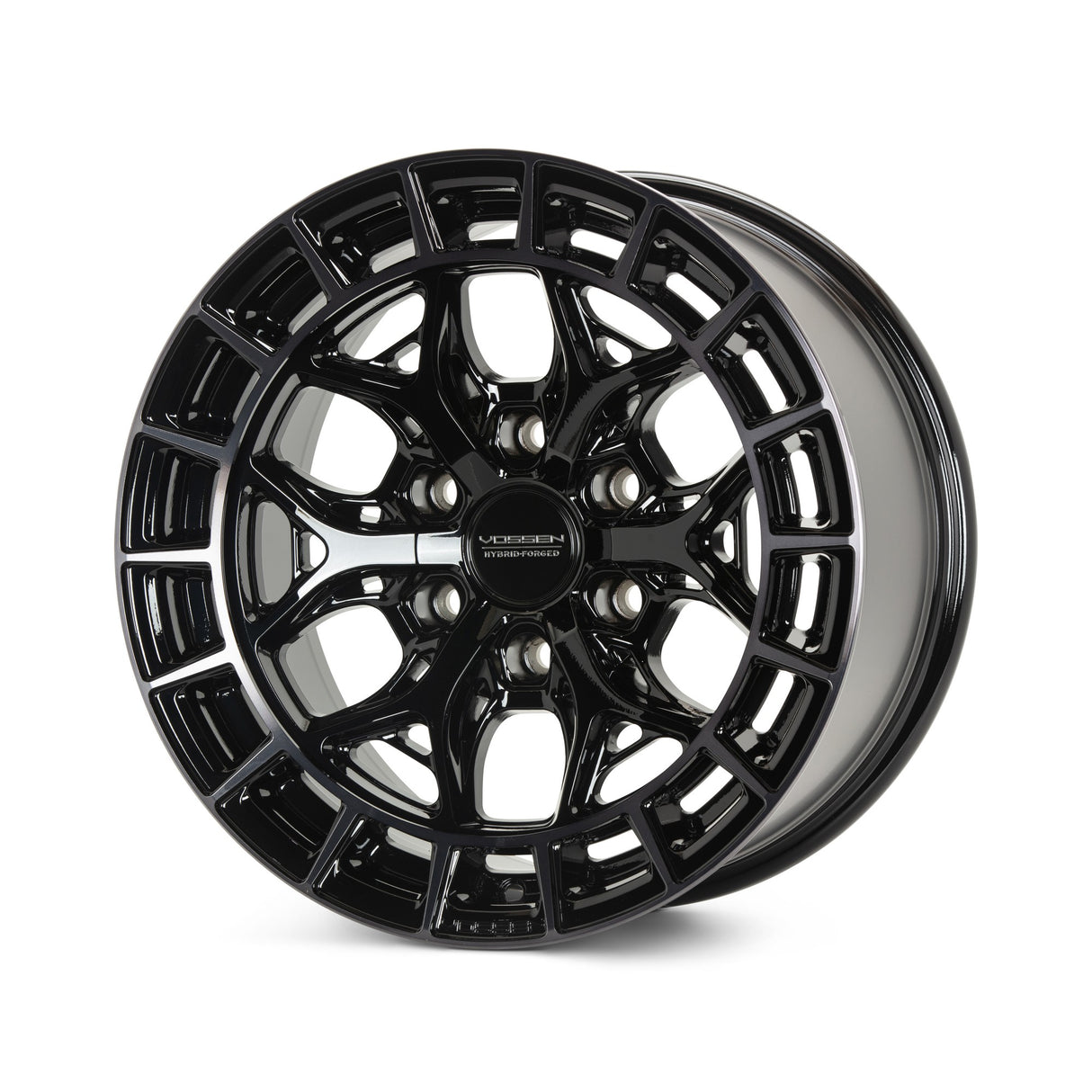 17" Vossen HFX1 Tinted Gloss Black 17x9 Concave Wheels Fits Ford Ranger Raptor