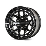 17" Vossen HFX1 Tinted Gloss Black 17x9 Wheels Fits Ford F150 2021 and Up