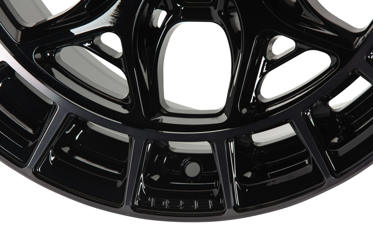 17" Vossen HFX1 Tinted Gloss Black 17x9 Wheels Fits Toyota 4Runner 6th Gen