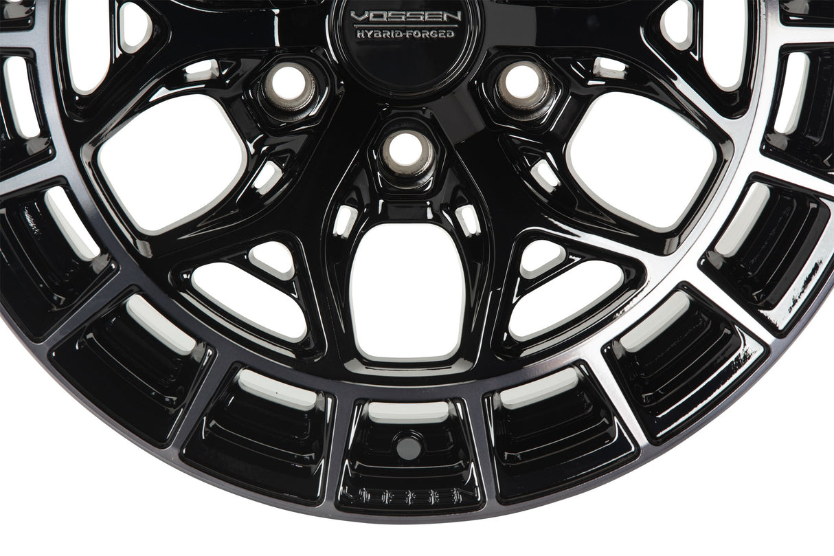 17" Vossen HFX1 Tinted Gloss Black 17x9 Wheels Fits Toyota Tacoma 2nd Gen
