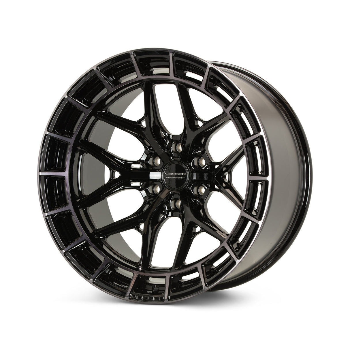 22" Vossen HFX1 Tinted Gloss Black 22x12 Concave Wheels Rims Fits RAM 1500 TRX