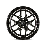 22" Vossen HFX1 Tinted Gloss Black 22x12 Concave Wheels Fits Ford Bronco Raptor