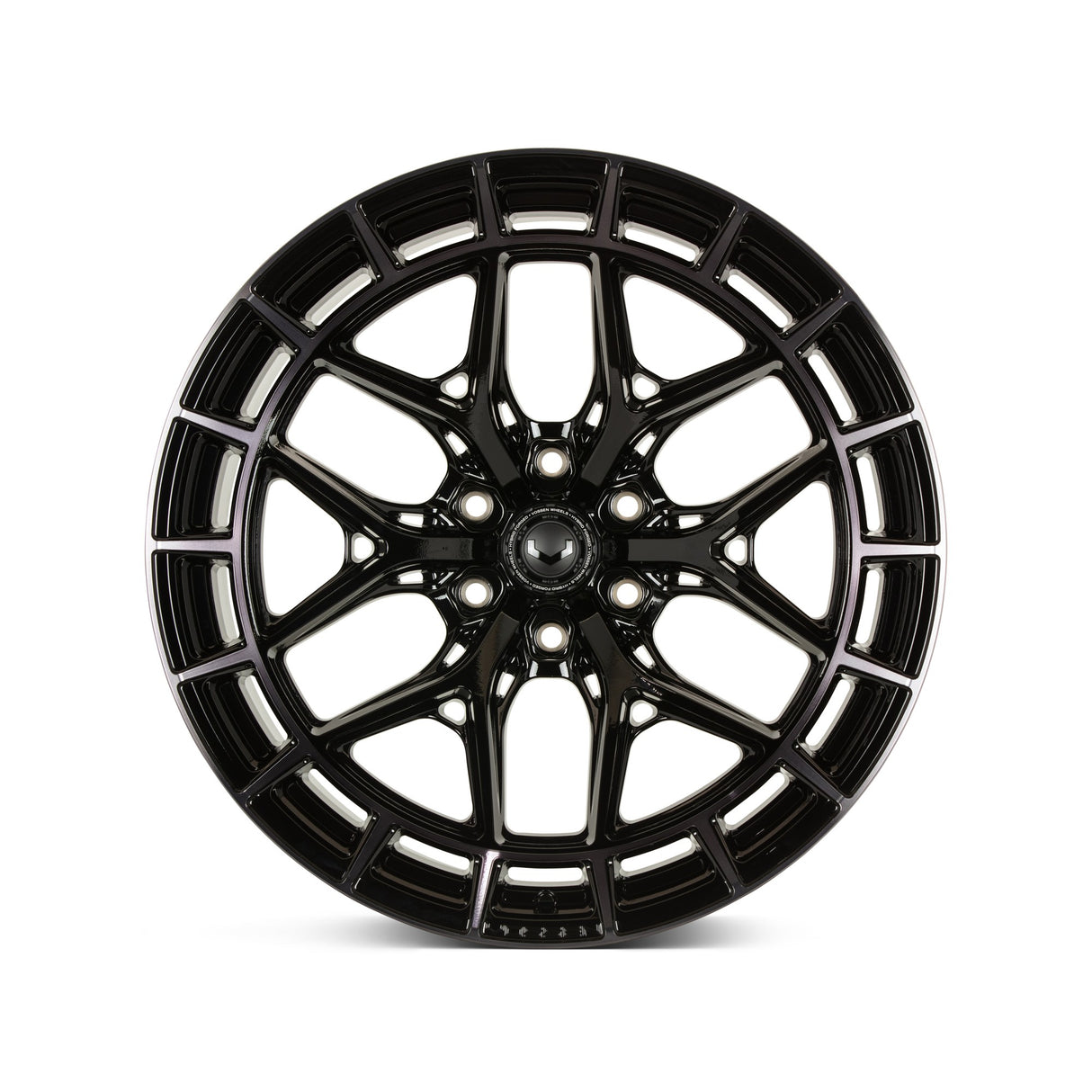 22" Vossen HFX1 Tinted Gloss Black 22x12 Wheels Fits Ford F150 2021 and Up