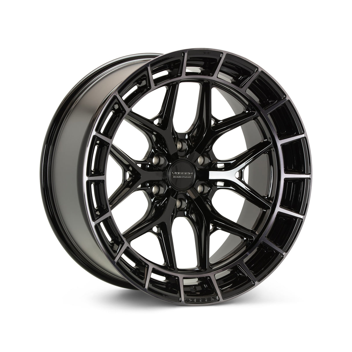 20" Vossen HFX1 Tinted Gloss Black 20x9 Wheels Fits Toyota Sequoia 2nd Gen