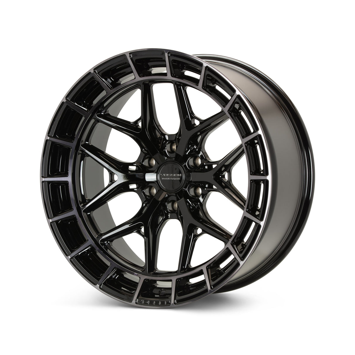 20" Vossen HFX1 Tinted Gloss Black 20x9 Wheels Fits Toyota Sequoia 3rd Gen