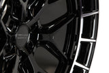 20" Vossen HFX1 Tinted Gloss Black 20x9.5 Concave Wheels Rims Fits Lexus GX550
